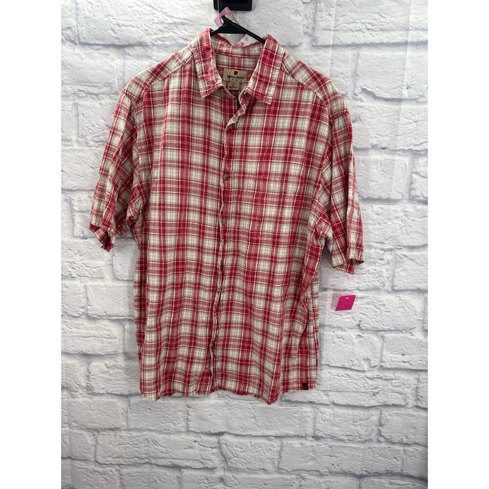 Wool Rich Mens T-shirt Red Large